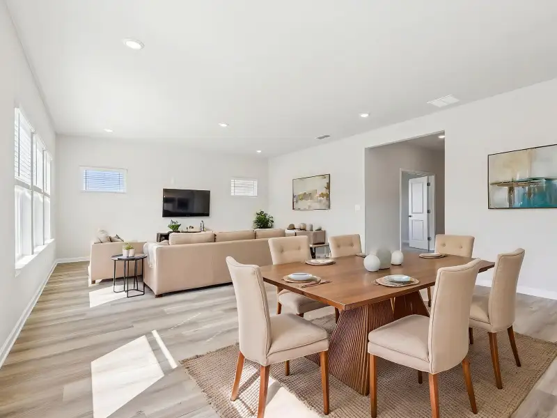 Furnished interior view inside a new home in Moss Farms, Lula (Image 3).