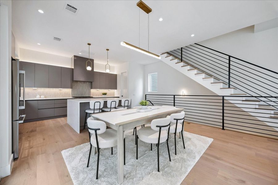 Furnished interior view inside a new home in , Houston (Image 34).