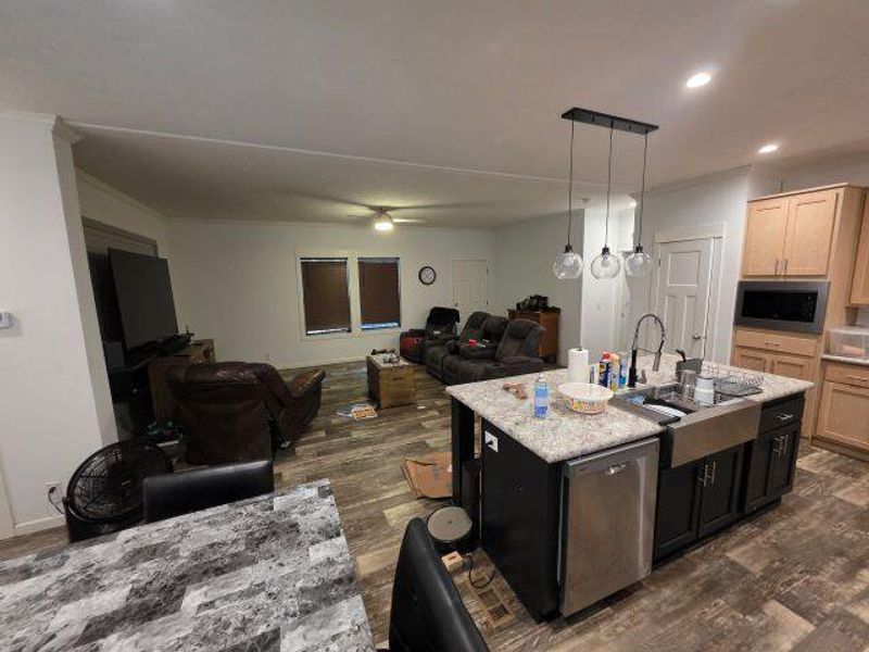 Furnished interior view inside a new home in , Santee (Image 11).