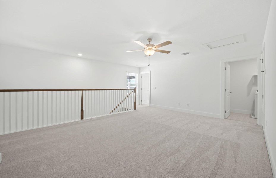 Spacious, unfurnished interior of a new home in Crosswinds, Kyle (Image 15). Spacious, unfurnished interior of a new home in Crosswinds, Kyle (Image 15).