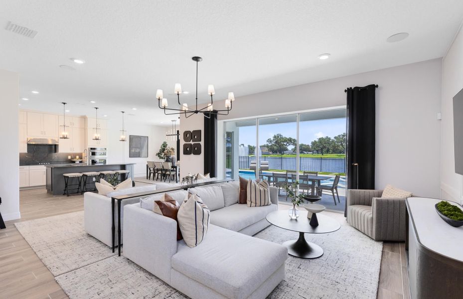 Representative furnished interior of a home built from the Scarlett by Pulte Homes in Avera, Orlando (Image 8).