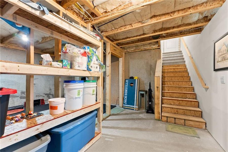 In-progress construction of a new home in , Dawsonville, GA (Image 45).