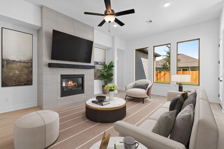 Open Concept Family Room - Virtually Staged Open Concept Family Room - Virtually Staged