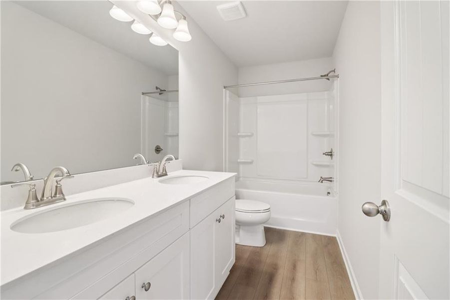 Furnished interior view inside a new home in Abbotts Crossing, Conyers (Image 12).