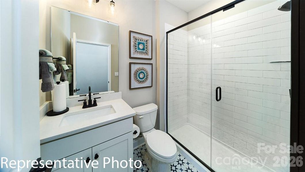 Furnished interior view inside a new home in Falls Cove, Troutman (Image 26).