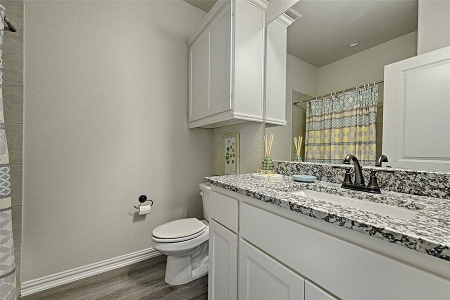 Secondary bathroom