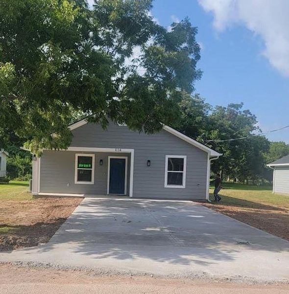Front Side | Showing Double Wide Drive Way
