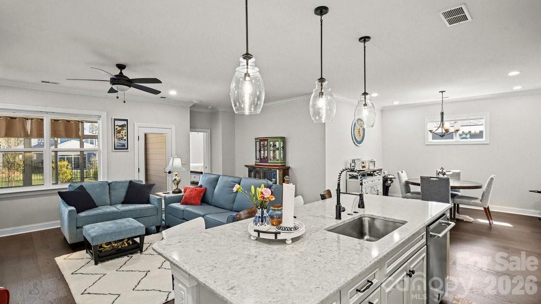 Furnished interior view inside a new home in Trilogy® Lake Norman, Denver (Image 12).