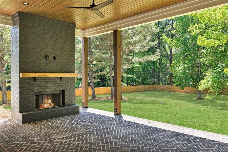 Exterior details and patio area of a home in , Woodstock (Image 17).