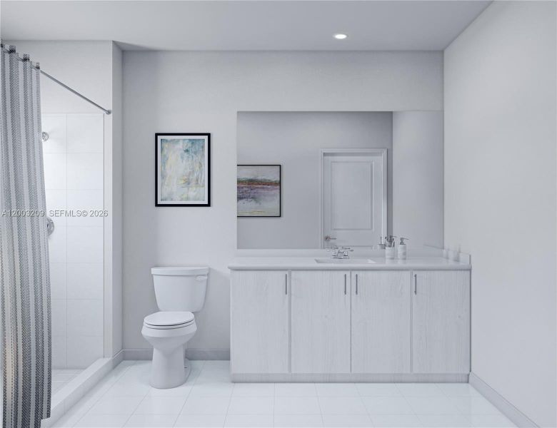 Furnished interior view inside a new home in Acacia Groves, Homestead (Image 3).