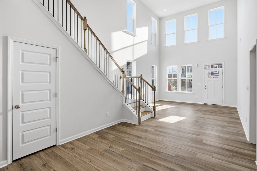 Spacious, unfurnished interior of a new home in Ovation at Sweetbrier, Durham (Image 23).