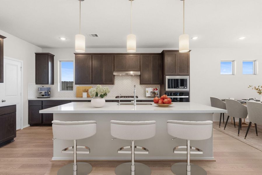 Furnished interior view inside a new home in Valencia, Manvel (Image 8). Furnished interior view inside a new home in Valencia, Manvel (Image 8).