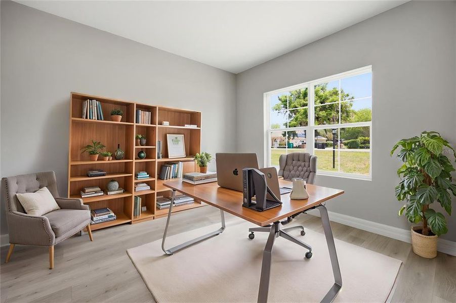 Furnished interior view inside a new home in , Inverness (Image 35).