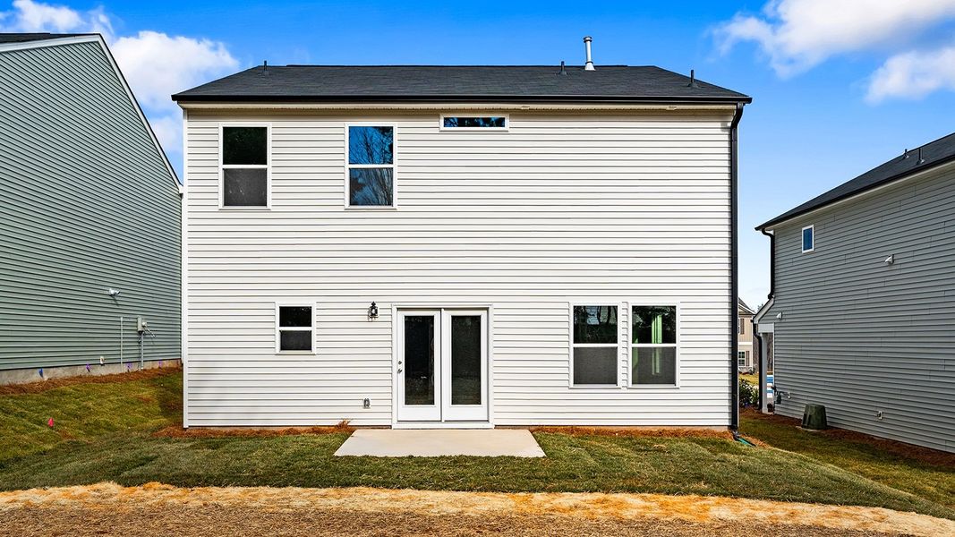 Exterior details and patio area of a home in Bell West, Kernersville (Image 3).