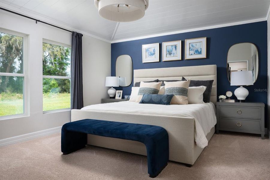 Furnished interior view inside a new home in Cherrywood Preserve, Ocala (Image 3).
