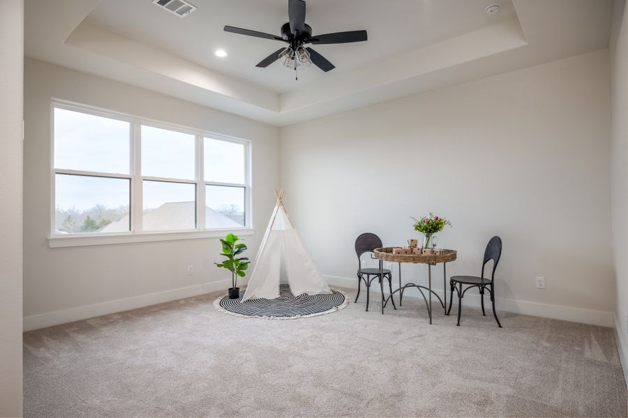 Representative furnished interior of a home built from the The Lydia by Reece Homes in Traditions, Bryan (Image 13).