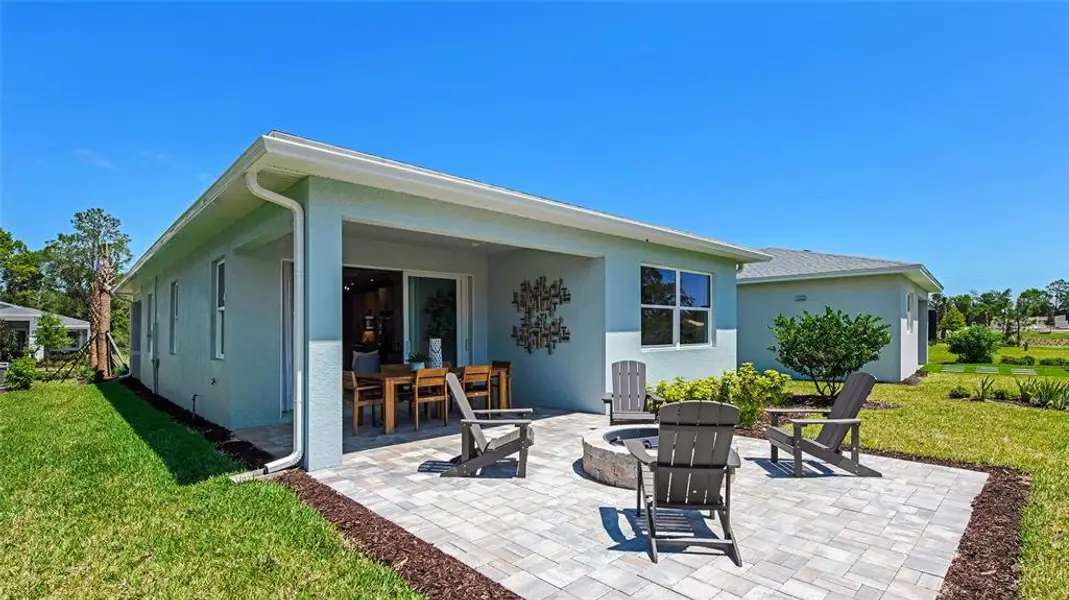 Exterior details and patio area of a home in Cresswind DeLand, Deland (Image 21). Exterior details and patio area of a home in Cresswind DeLand, Deland (Image 21).