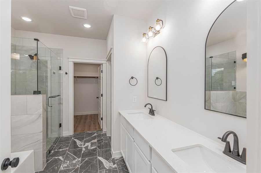 Furnished interior view inside a new home in , Wills Point (Image 5).