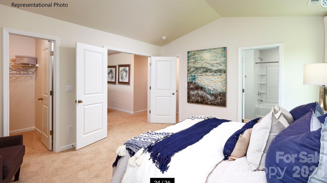 Furnished interior view inside a new home in Brinkley Ridge, Kings Mountain (Image 14).