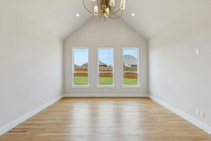Representative unfurnished interior of a home built from the Custom 3640 by Kindred Homes in The Vines, Haslet (Image 29). Representative unfurnished interior of a home built from the Custom 3640 by Kindred Homes in The Vines, Haslet (Image 29).