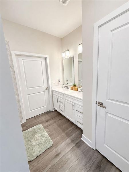 Furnished interior view inside a new home in , Hoschton (Image 9).