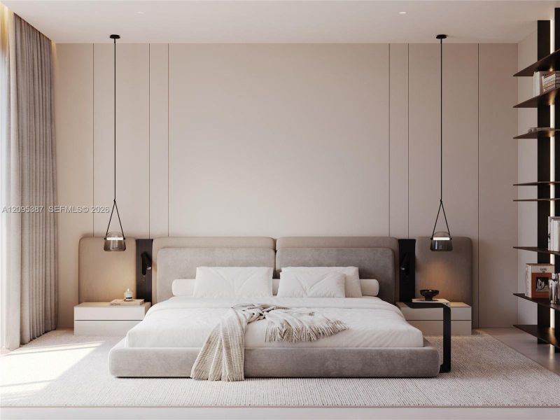 Furnished interior view inside a new home in , Fort Lauderdale (Image 16).