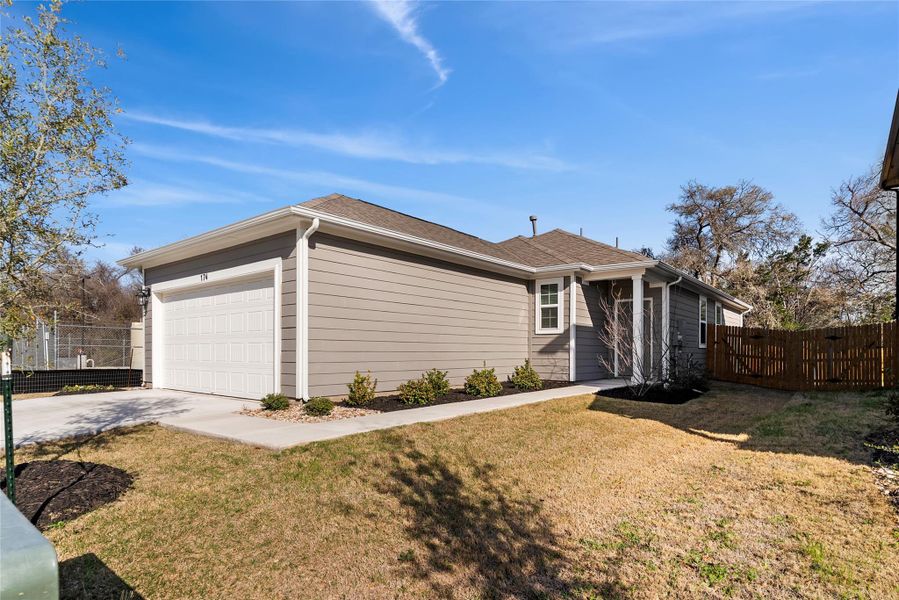 Exterior details and patio area of a home in , Elgin (Image 3).