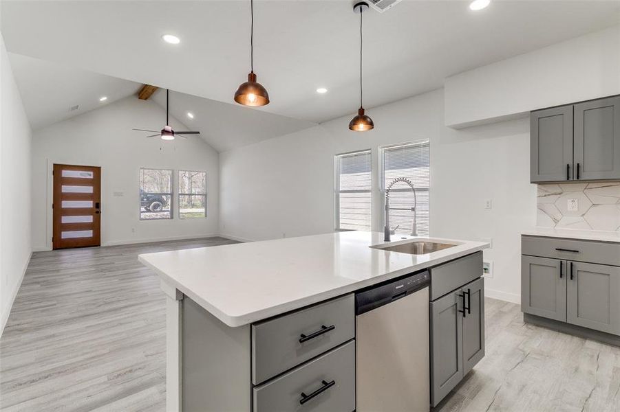Furnished interior view inside a new home in , Dallas (Image 12).