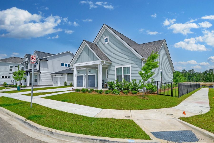 Front exterior of a new home in , Charleston, SC, highlighting curb appeal (Image 26).
