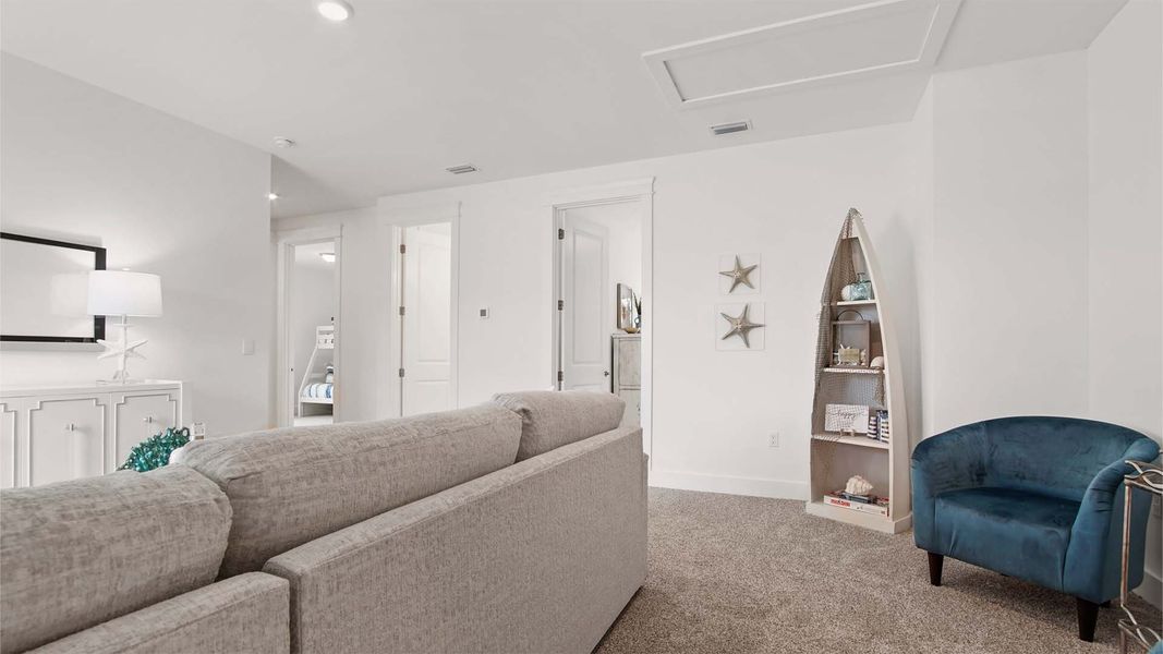 Furnished interior view inside a new home in Breakfast Point East Phase I, Panama City Beach (Image 22).