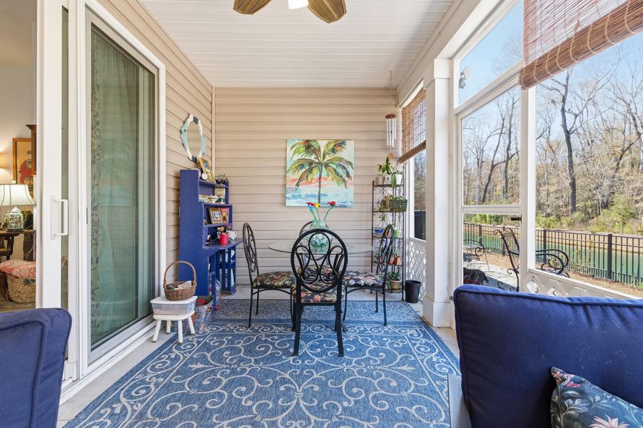 Exterior details and patio area of a home in , Murrells Inlet (Image 22).
