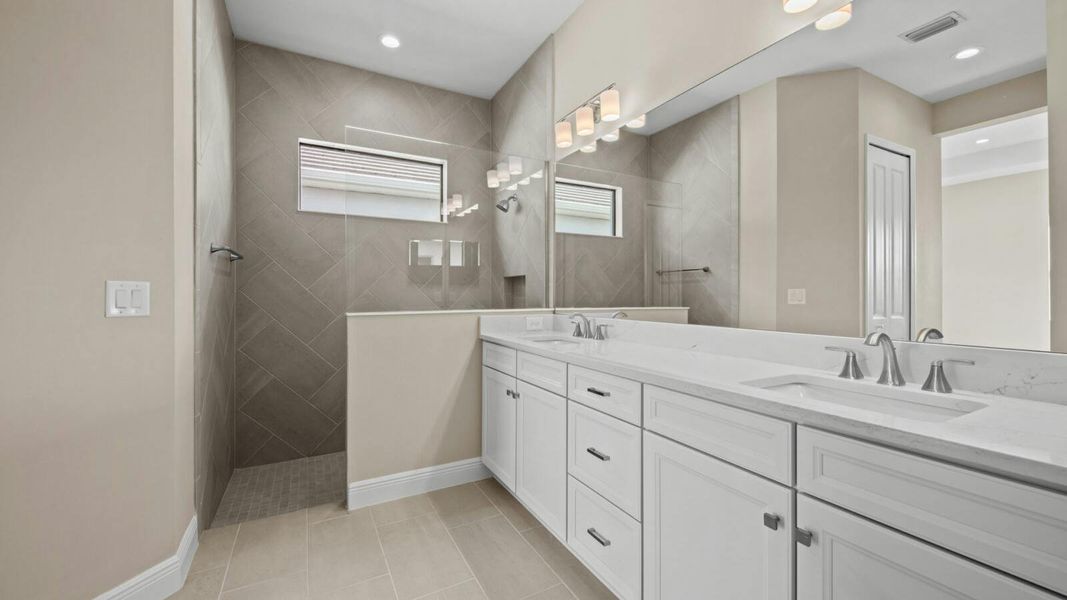Furnished interior view inside a new home in SkySail Real Estate and Homes for Sale in Naples, FL - Neal Communities, Naples (Image 8).