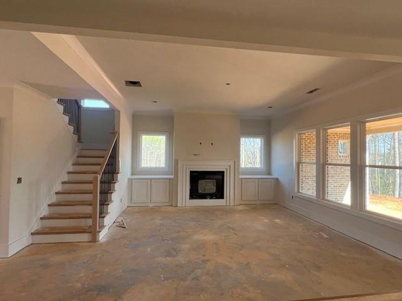 In-progress construction of a new home in , Buford, GA (Image 17).