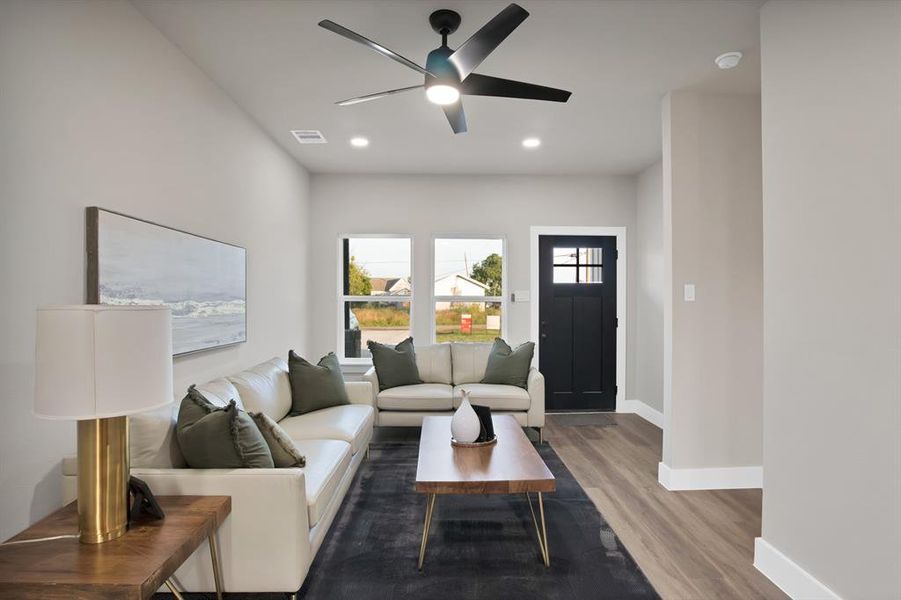 Furnished interior view inside a new home in , Itasca (Image 8). Furnished interior view inside a new home in , Itasca (Image 8).