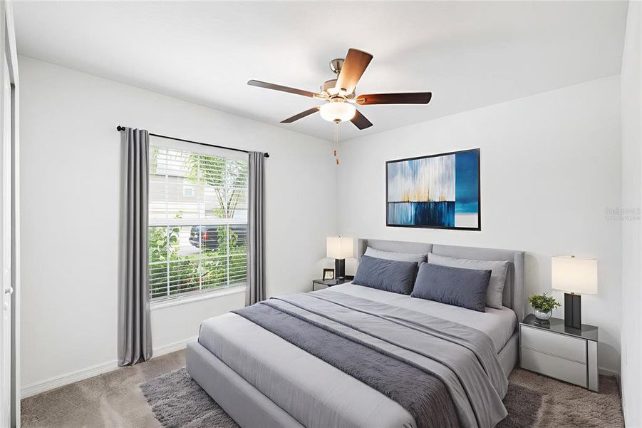 Secondary Bedroom 3 - Virtually Staged