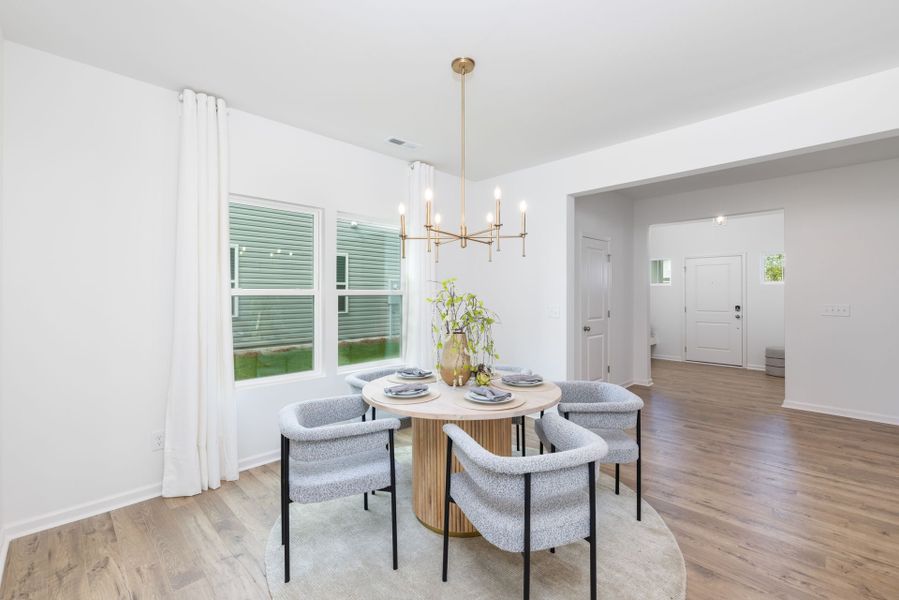 Furnished interior view inside a new home in Nathans Ridge, Lillington (Image 8).