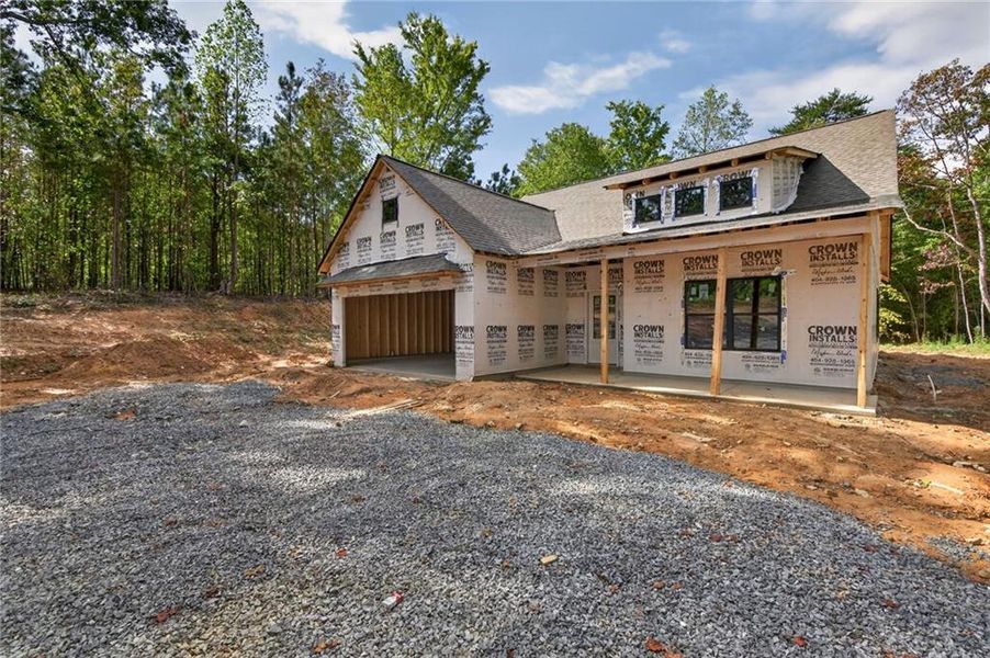 In-progress construction of a new home in , Buchanan, GA (Image 32).