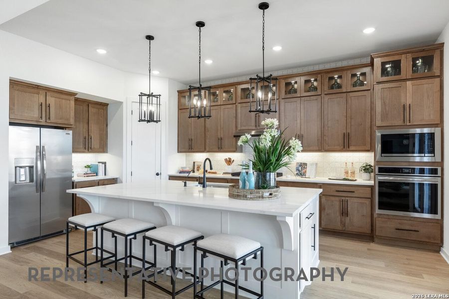 Furnished interior view inside a new home in Mont Blanc, Schertz (Image 10).