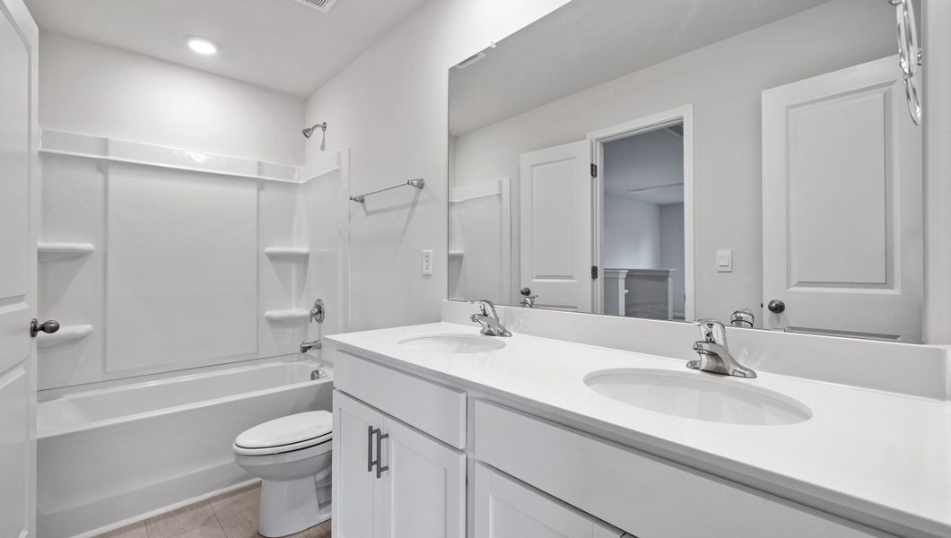 Representative furnished interior of a home built from the Biltmore by D.R. Horton in Brookside Farms, Greer (Image 10).