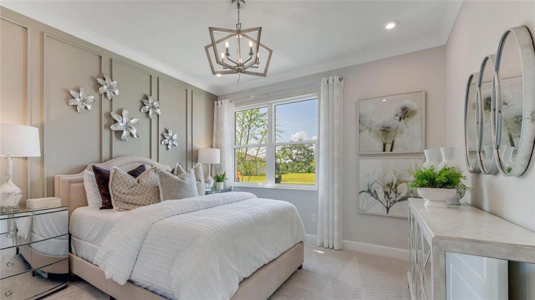 Furnished interior view inside a new home in Cresswind DeLand, Deland (Image 18).