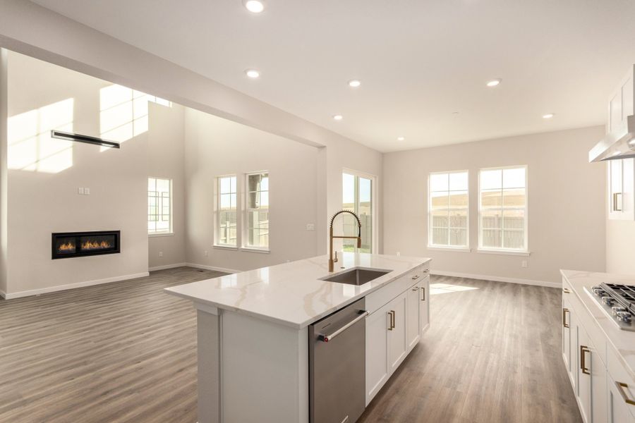 Furnished interior view inside a new home in Westerly, Erie (Image 9). Furnished interior view inside a new home in Westerly, Erie (Image 9).
