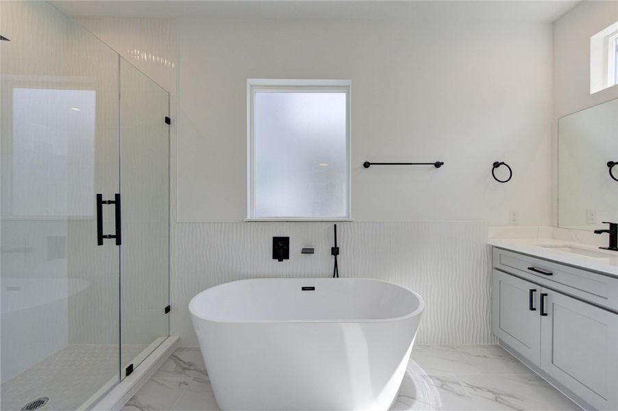 Furnished interior view inside a new home in , Houston (Image 9).