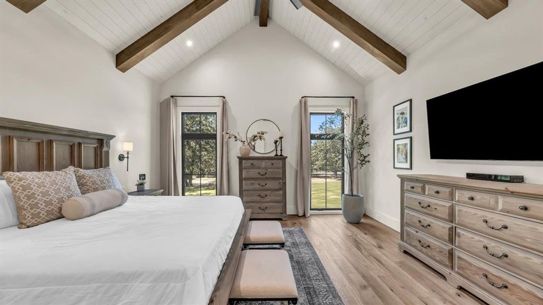 Furnished interior view inside a new home in , Weatherford (Image 32).