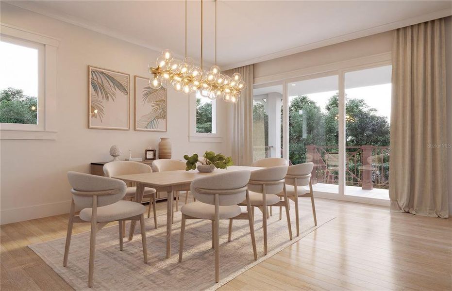Furnished interior view inside a new home in , Sarasota (Image 3). Furnished interior view inside a new home in , Sarasota (Image 3).