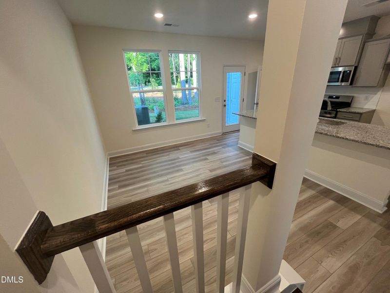 first landing overlooking 1st floor