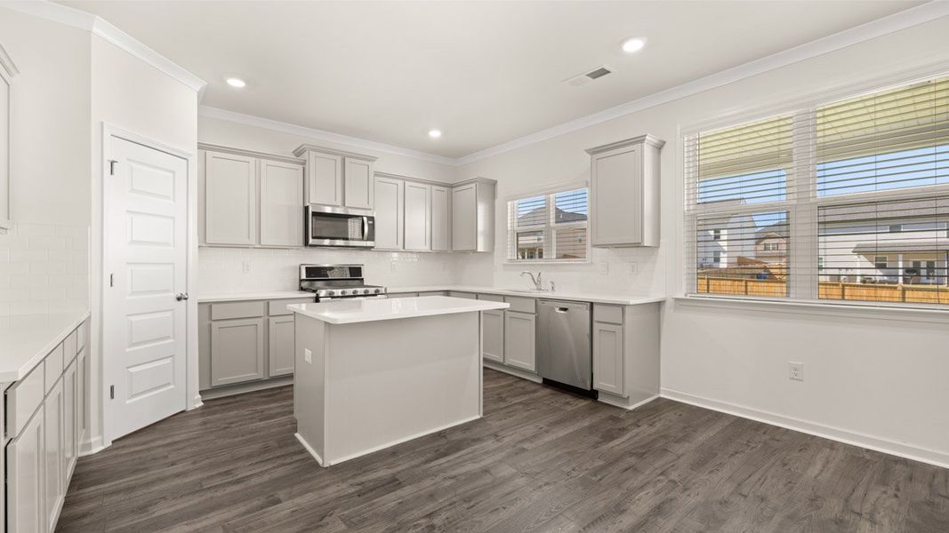 Furnished interior view inside a new home in Independence, Loganville (Image 7). Furnished interior view inside a new home in Independence, Loganville (Image 7).