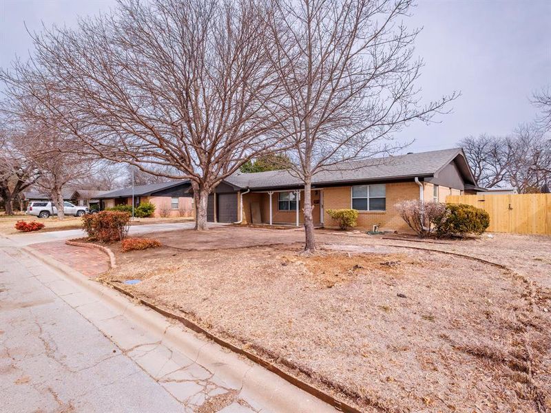 Exterior details and patio area of a home in , Brownwood (Image 16). Exterior details and patio area of a home in , Brownwood (Image 16).