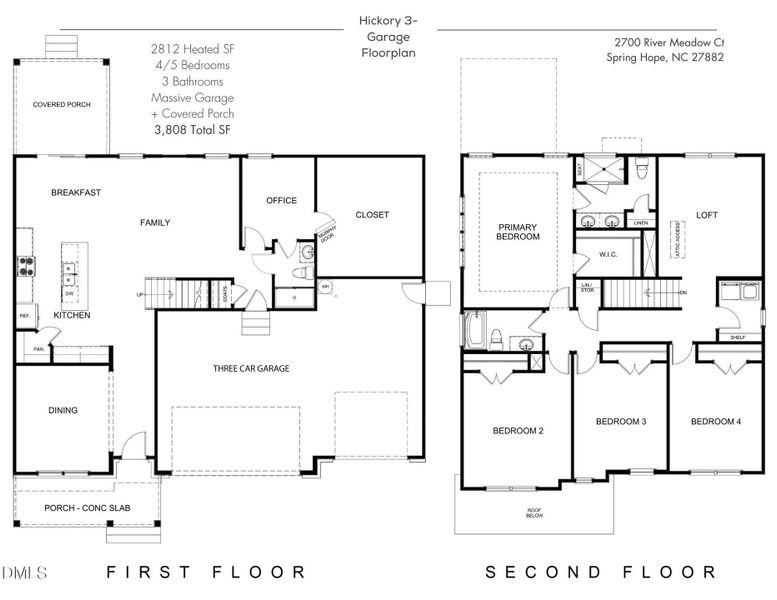 Hickory 3 - 2700 River Meadow Ct- Lot 27
