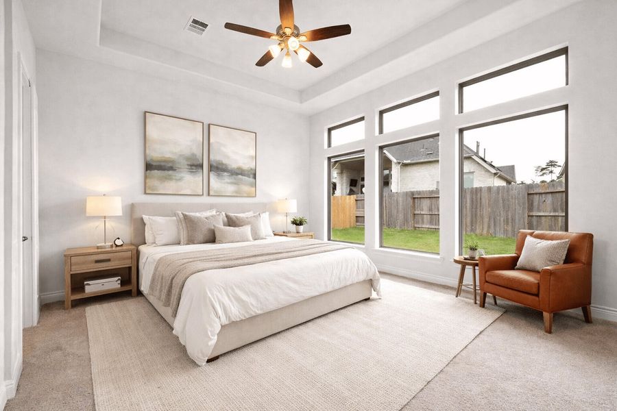 Furnished interior view inside a new home in Audubon 60′, Magnolia (Image 8).