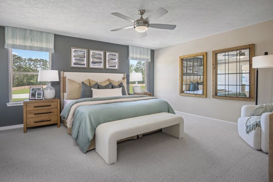 Representative furnished interior of a home built from the 2335 Modeled by KB Home in Madera Trails, New Caney (Image 10). Representative furnished interior of a home built from the 2335 Modeled by KB Home in Madera Trails, New Caney (Image 10).